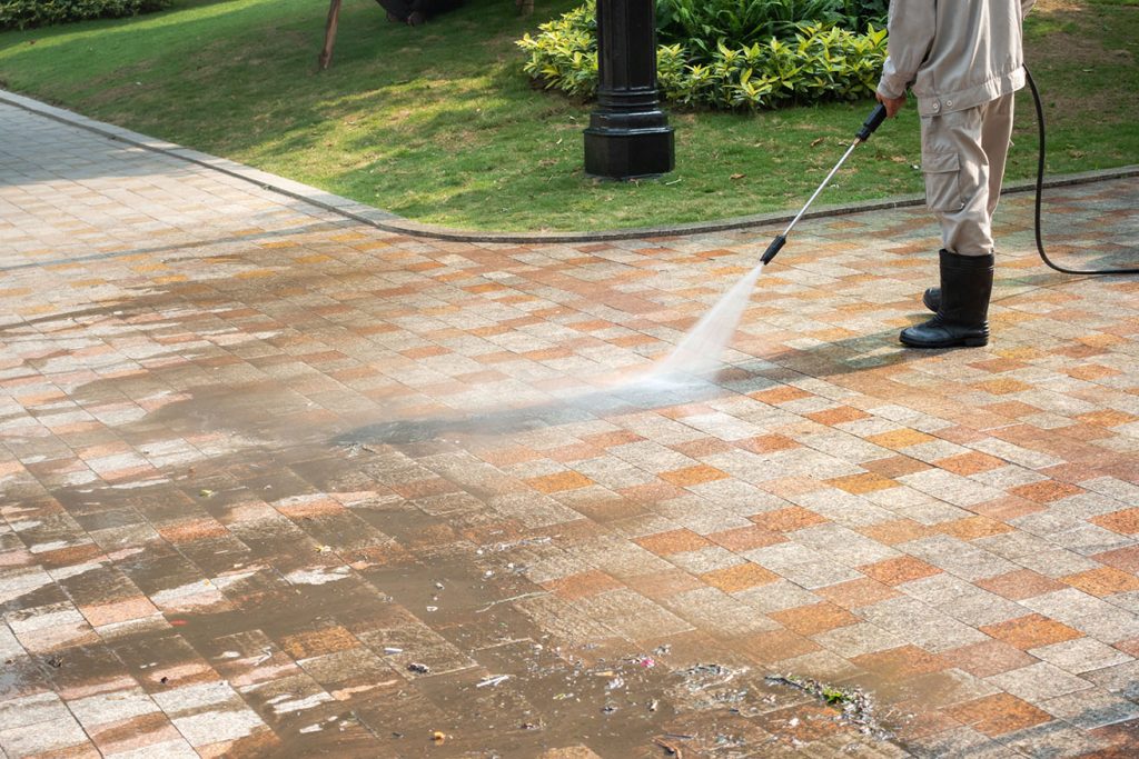 pressure washing