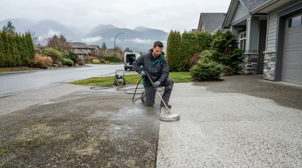 Concrete Driveway Cleaning in Pitt Meadows: A Practical Homeowner’s Guide