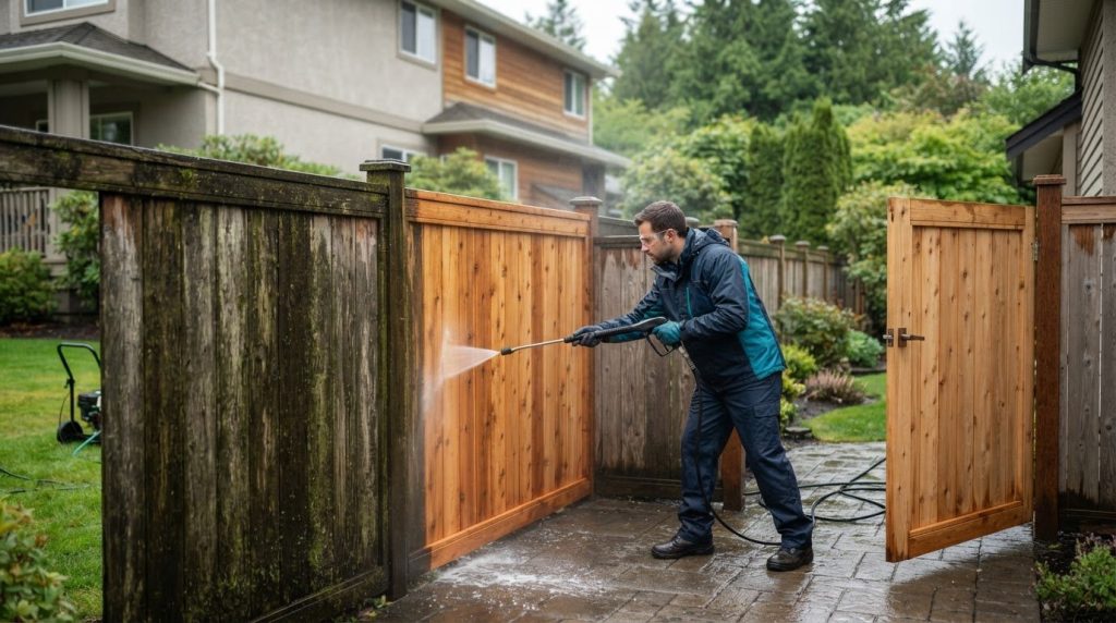 Fence Pressure Washing in Langley: Prices and Service Details